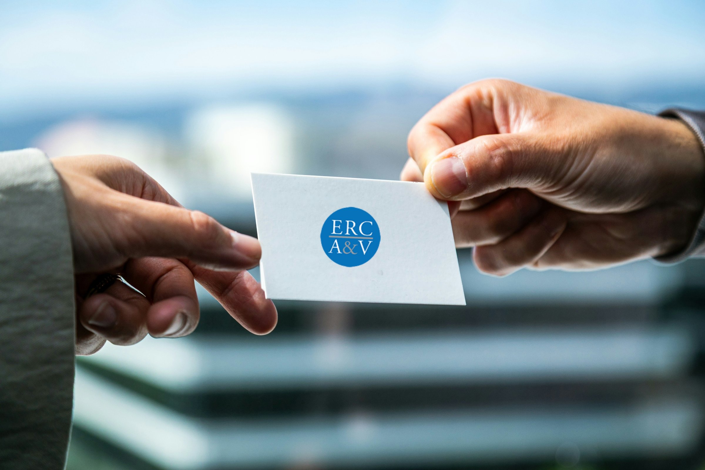 Intercambio de tarjeta de presentación ERC A&V